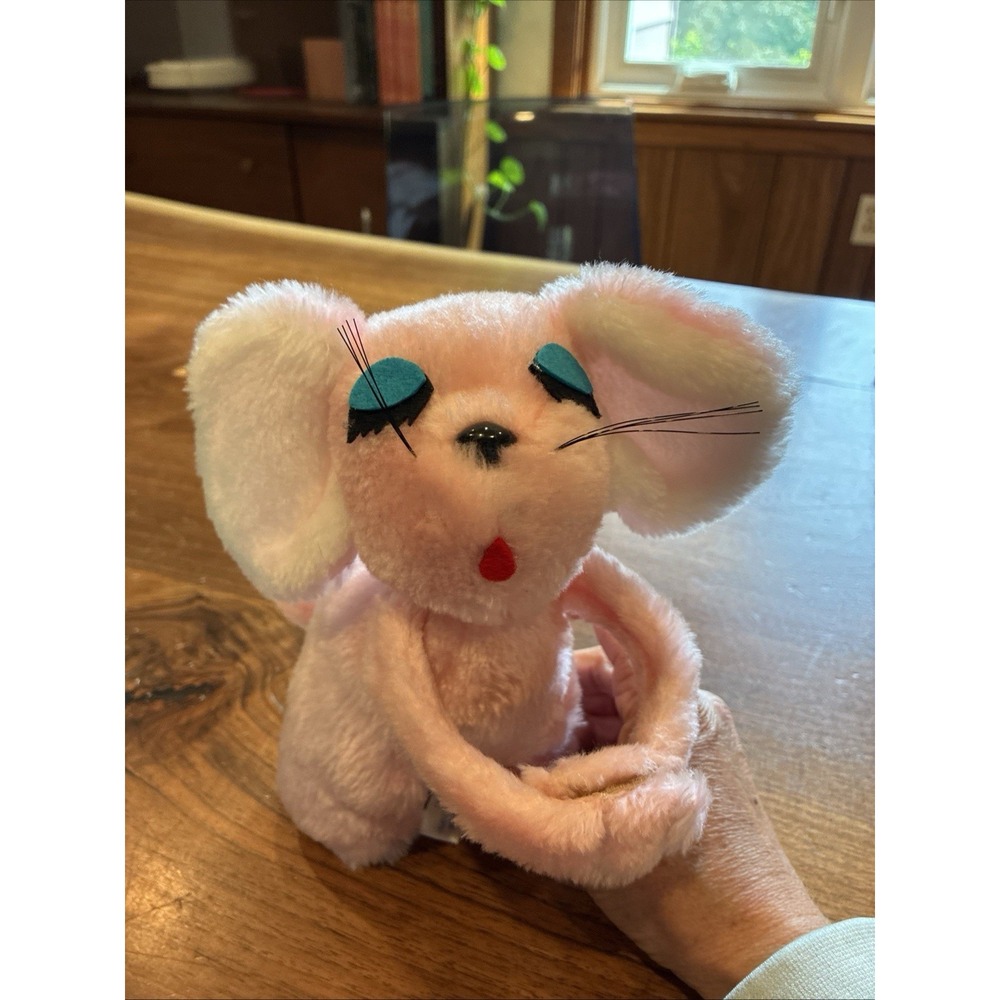 KAMAR? mouse toy doll vtg Korea sawdust stuffed animal Cute Rodent 50s 60s